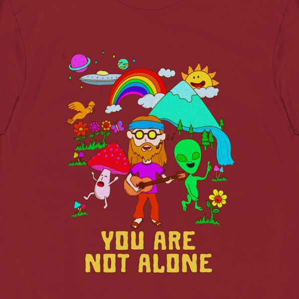 You Are Not Alone Premium Graphic Tee Hot on Sale