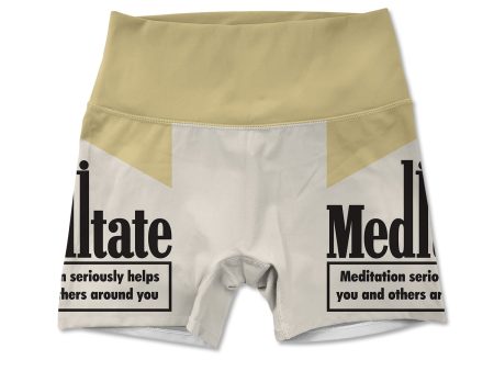 Meditate - Women s Active Shorts Online Hot Sale