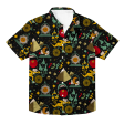 Bicycle Day Pattern All Over Print Hawaiian Button Up Online Sale