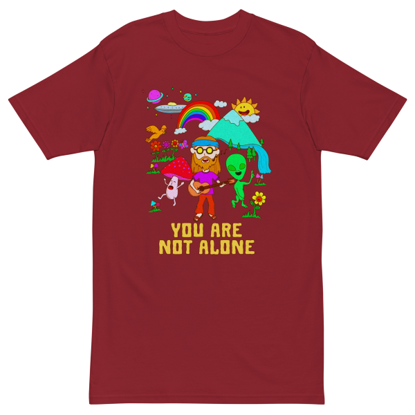 You Are Not Alone Premium Graphic Tee Hot on Sale