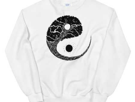 Yinyang Tree Graphic Sweatshirt Discount