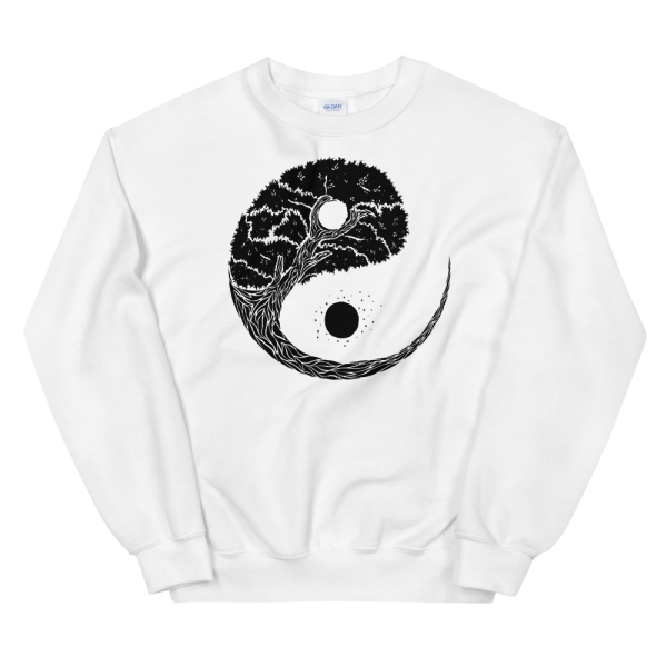 Yinyang Tree Graphic Sweatshirt Discount