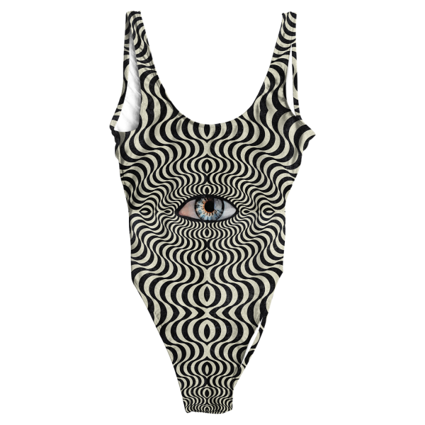 Hypnotic Eye All Over Print One-Piece Swimsuit Online now