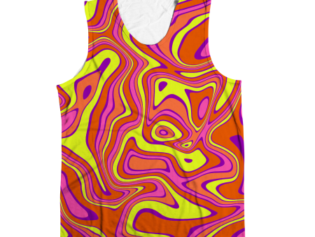 Acid All Over Print Sleeveless Tee Discount