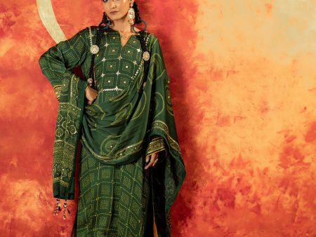 Sitara Ajrakh Straight Kurta With Ajrakh Dupatta Online