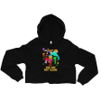 You Are Not Alone Graphic Crop Hoodie For Discount