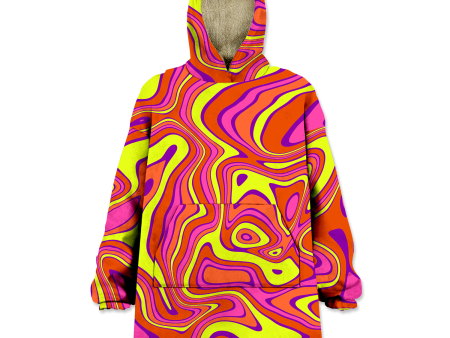 Acid All Over Print Wearable Blanket Hoodie For Discount