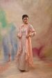 blush pink embroidered indo-western ensemble Hot on Sale