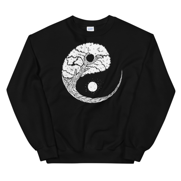 Yinyang Tree Graphic Sweatshirt Discount