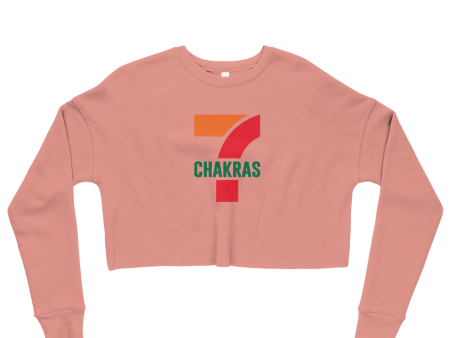 7 Chakras Graphic Crop Sweatshirt Online