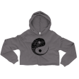 Yinyang Tree Graphic Crop Hoodie Supply