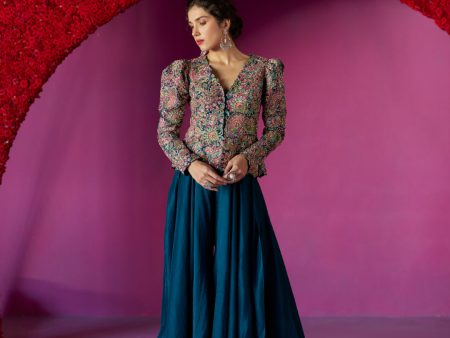 Veena Jacket Set Fashion