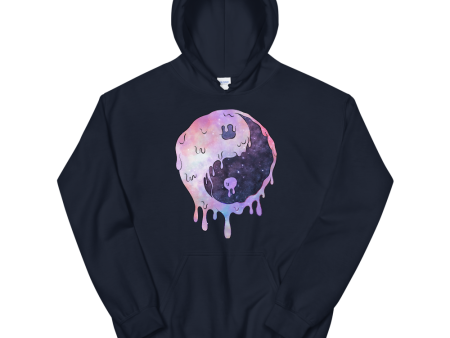 Yinyang Melting Graphic Hoodie Hot on Sale