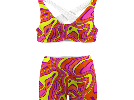 Acid All Over Print Sports Bra Suit Supply