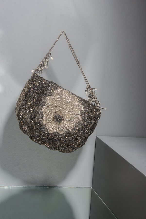 coco beaded sling - silver Online Hot Sale