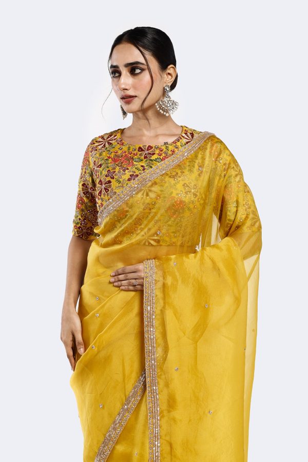 Siren Organza Saree Discount