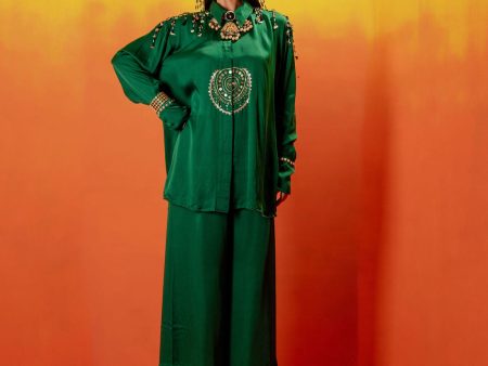 Vani Green Festive Coord Online Sale