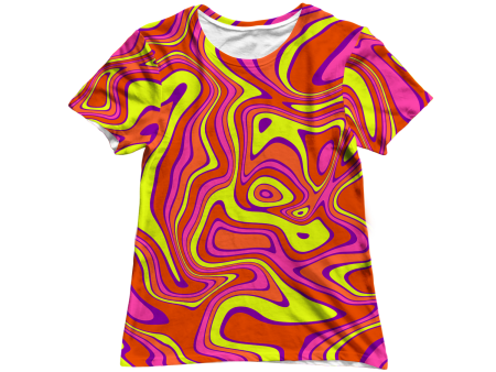 Acid All Over Print Women s Tee Online