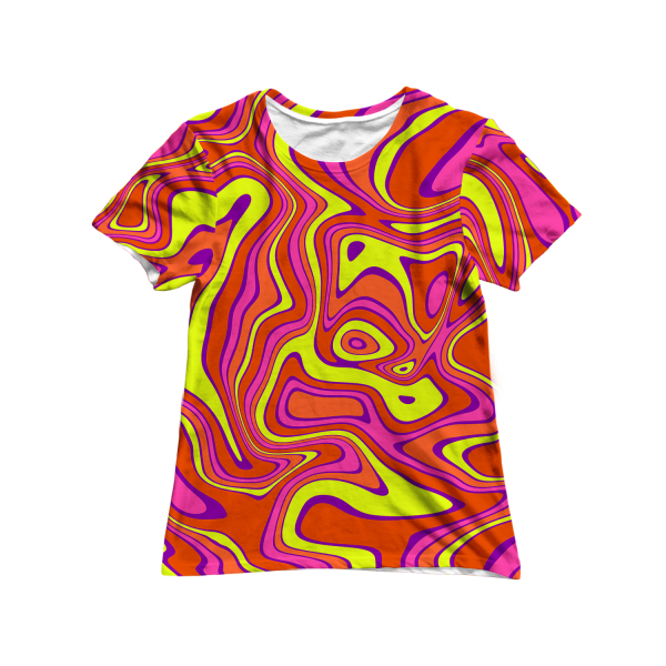 Acid All Over Print Women s Tee Online