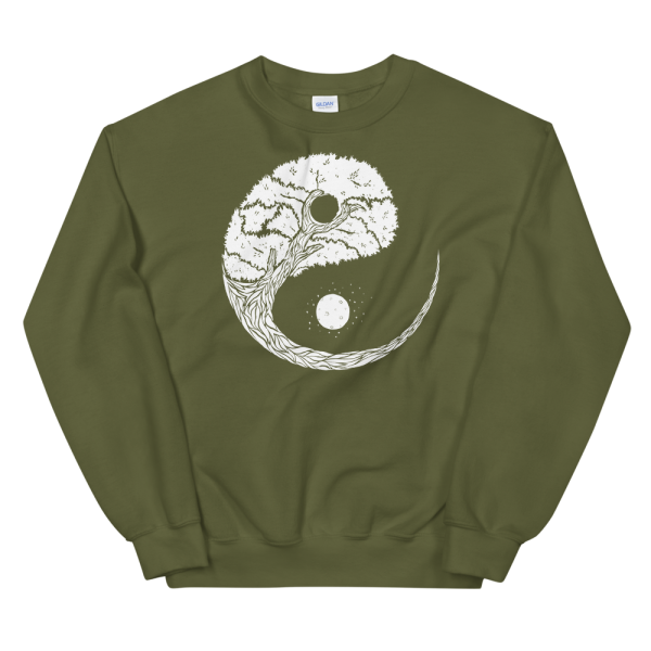 Yinyang Tree Graphic Sweatshirt Discount