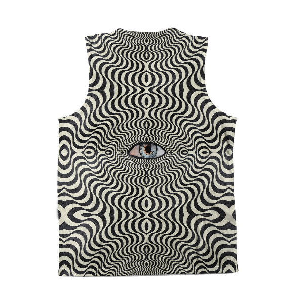 Hypnotic Eye All Over Print Sleeveless Tee Online