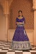 aasmaa purple lehenga with choli and dupatta Cheap