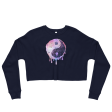 Yinyang Melting Graphic Crop Sweatshirt Online Hot Sale