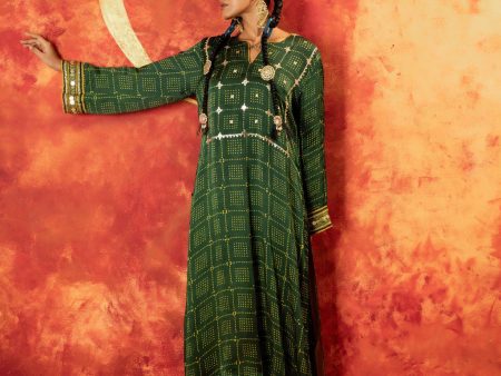 Sitara Ajrakh Straight Kurta Set With Dupatta Supply