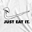 Just Eat It Graphic Crop Tee Hot on Sale