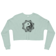 Yinyang Mandala Graphic Crop Sweatshirt Cheap