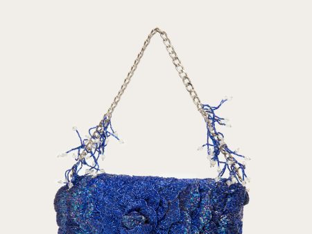 coco beaded sling - electric blue Cheap