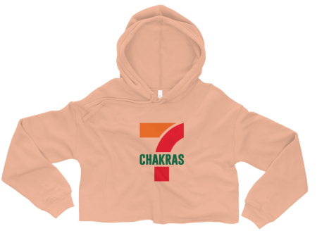 7 Chakras Graphic Crop Hoodie Online