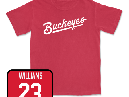 Red Men s Soccer Script Tee  - Donovan Williams For Cheap