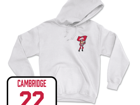 Women s Basketball White Brutus Hoodie  - Jaloni Cambridge on Sale