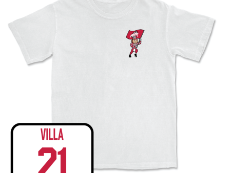 Men s Soccer White Brutus Comfort Colors Tee  - Tommaso Villa For Sale