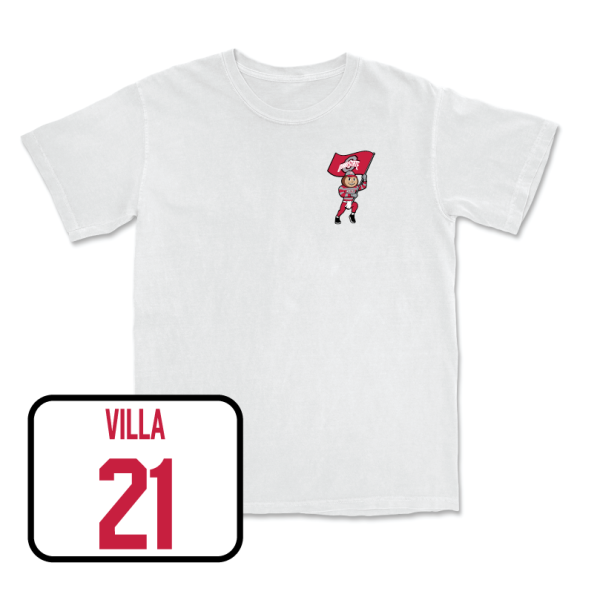 Men s Soccer White Brutus Comfort Colors Tee  - Tommaso Villa For Sale