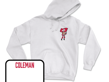 Women s Gymnastics White Brutus Hoodie   - Janiya Coleman Supply