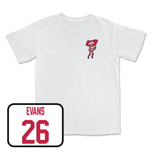 Men s Soccer White Brutus Comfort Colors Tee  - Cole Evans Online Sale